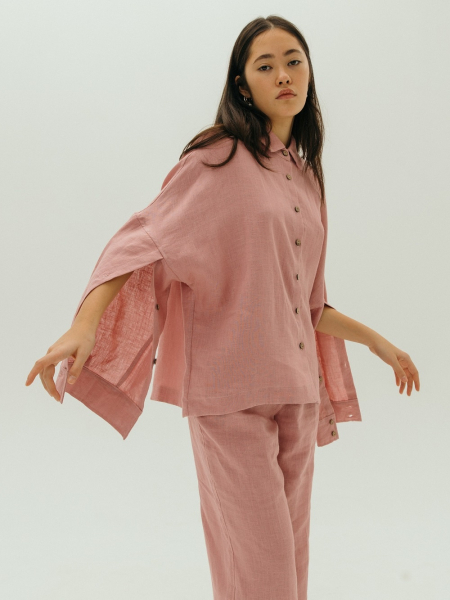 Рубашка Origami dusty rose