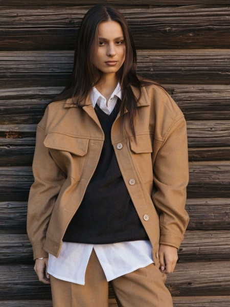 Куртка wool Bertha limited mustard