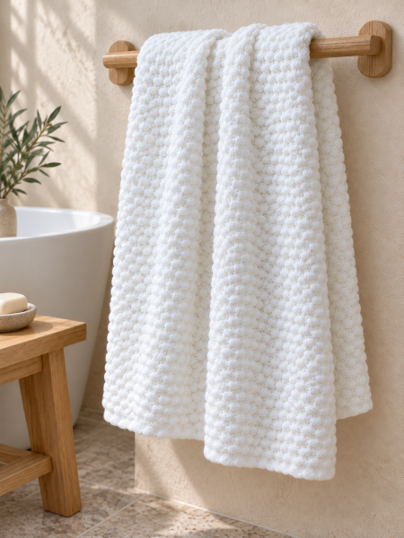Полотенце вафельное Marshmallow white