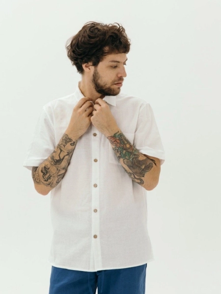 Рубашка ECO Leon white