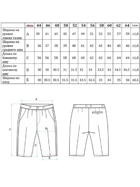Шорты Wide graphite
