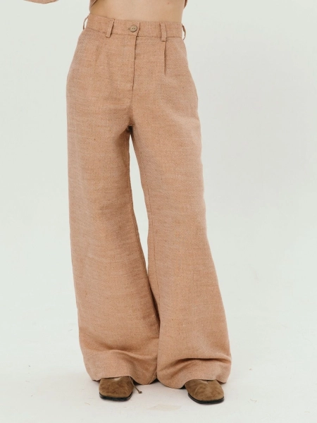 Брюки-палаццо Parisian limited terracotta pattern