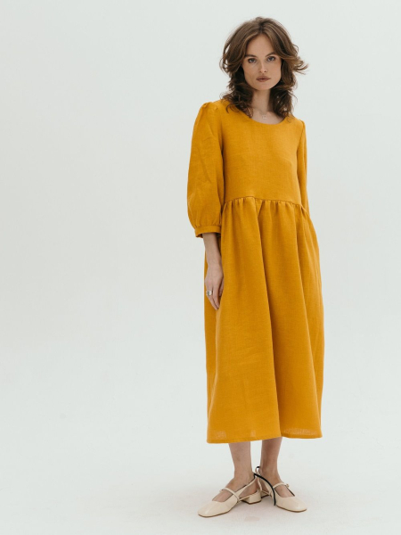 Платье Margo limited mustard