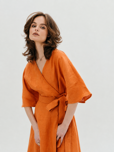 Платье Blossom limited terracotta