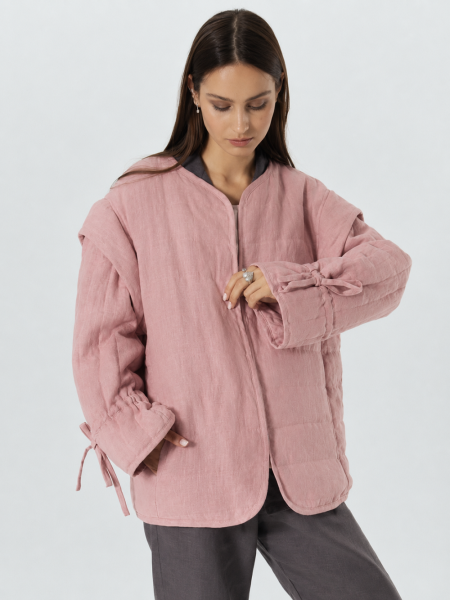 Куртка-жилет Boho dusty rose
