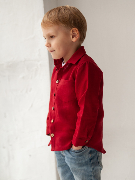 Рубашка детская Romeo limited red