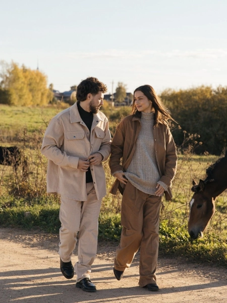 Брюки velvet Rick limited beige