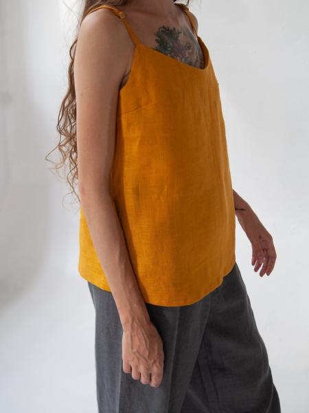 Топ Daisy limited mustard