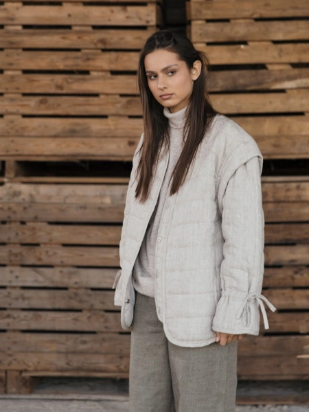 Куртка-жилет Boho natural