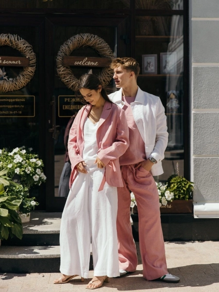 Брюки Spacious dusty rose