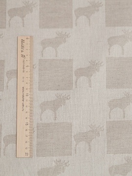 Ткань льняная Лоси-330