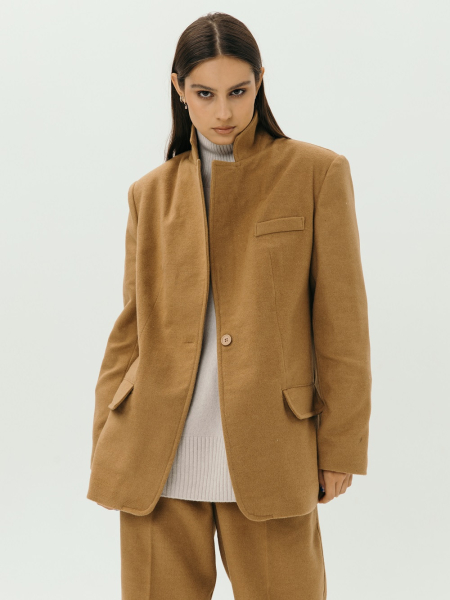 Жакет wool Parisian limited mustard