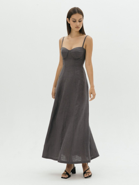 Платье PREMIUM Delicate graphite