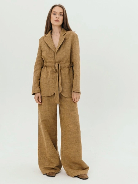 Брюки-палаццо Parisian limited orange pattern