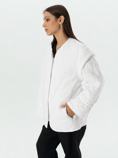 Куртка-жилет Boho white
