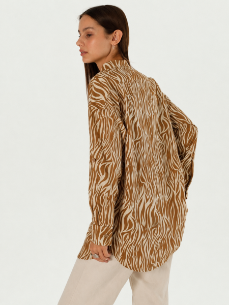 Рубашка Celine limited zebra