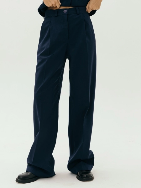 Брюки wool Classy limited sea