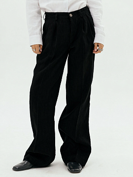 Брюки velvet Widely limited black