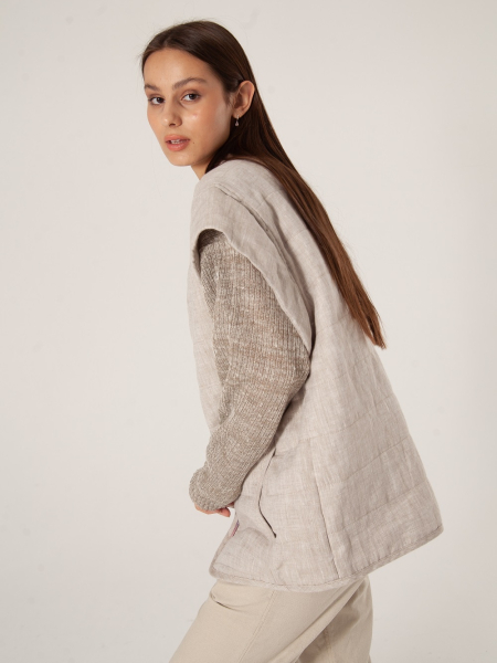Куртка-жилет Boho natural