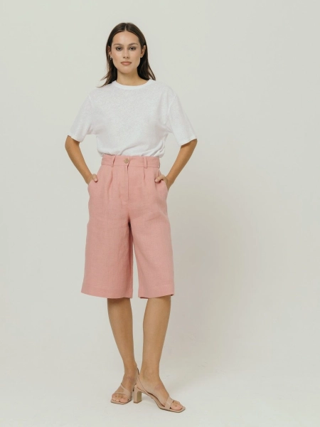 Шорты-бермуды Milan dusty rose