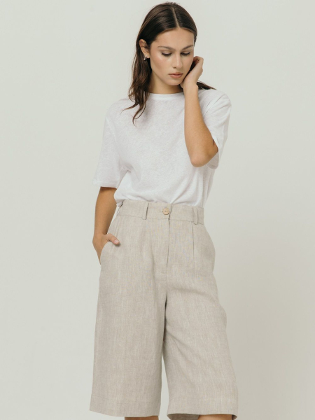 Шорты-бермуды Milan natural