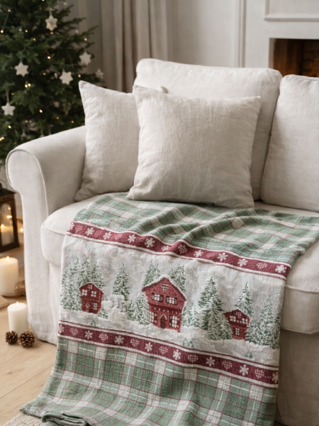 Плед льняной Шале рис.2