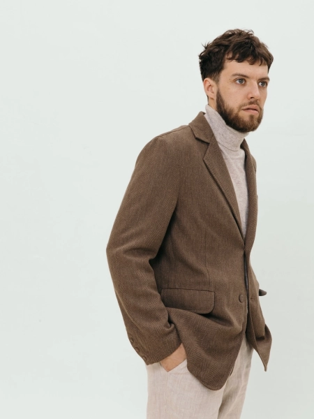 Пиджак wool Universal limited chocolate