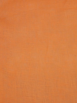 Ткань лен Оранжевый арт.128