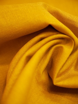 Ткань изо льна с вискозой Желтая арт.1695