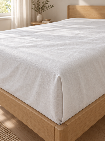 Простыня ECO Cozy white