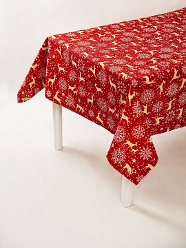 Скатерть льняная Волшебство без салфеток