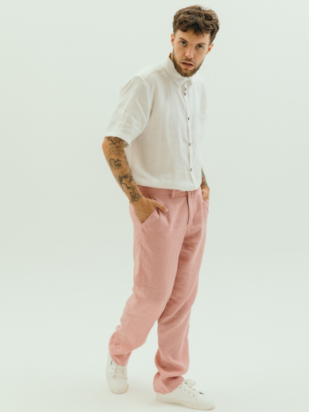 Брюки Rick dusty rose