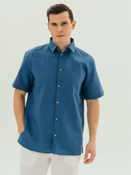 Рубашка Leon limited blue