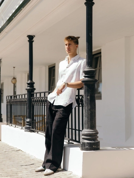 Рубашка Leon white