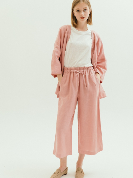 Брюки-кюлоты Kaia dusty rose