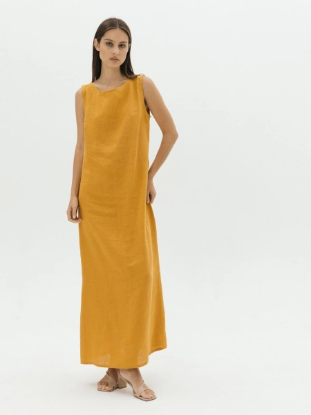 Платье Elegant limited mustard
