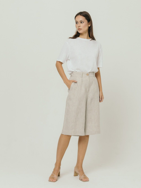 Шорты-бермуды Milan natural