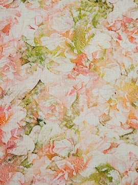 ОСТАТОК меньше метра Ткань льняная Флоранс