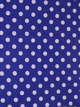 Ткань льняная Горошек-5