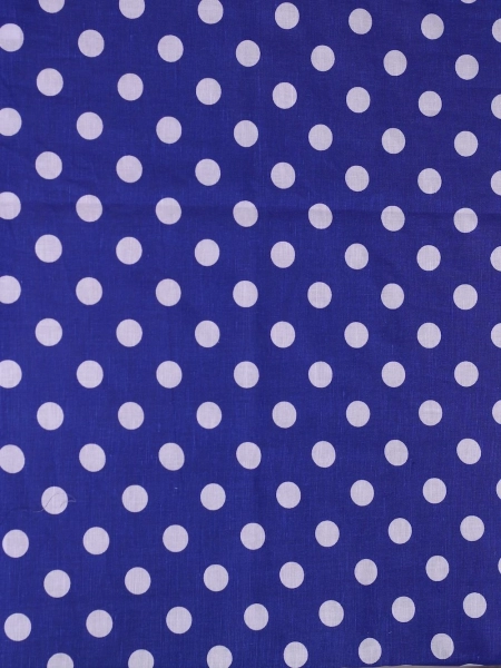 Ткань льняная Горошек-5