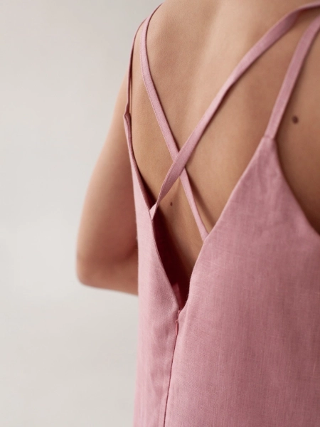 Сарафан Alaia dusty rose
