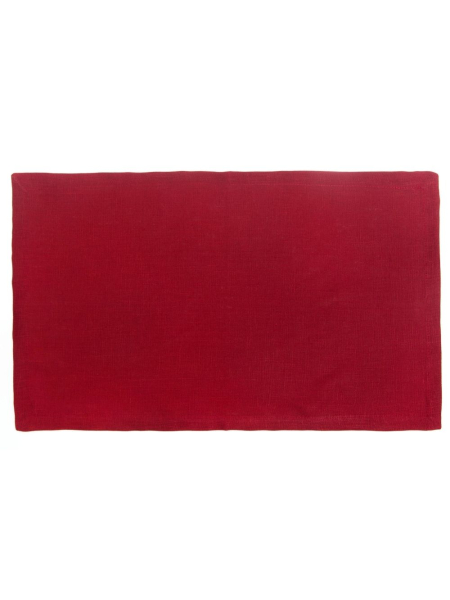 Плейсмат льняной цвет бордо