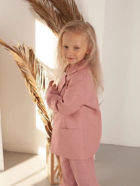 Жакет детский mini boss dusty rose