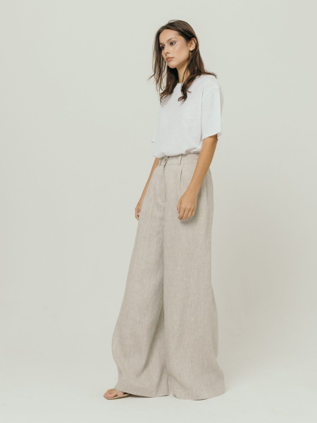 Брюки-палаццо Milan natural