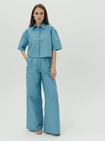 Брюки-палаццо Parisian limited azure