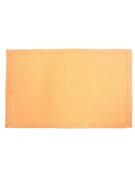 Плейсмат льняной цвет апельсин