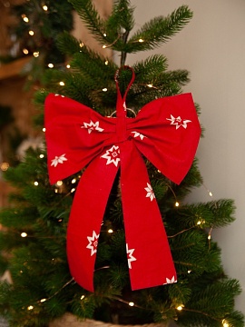 Новогодний бант в ассортименте