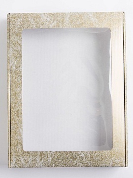 Коробка бронза 38х28х7 см