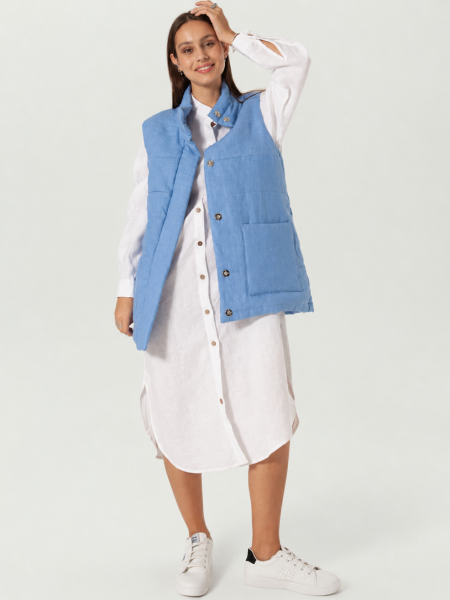 Жилет стеганый Snezhno sky
