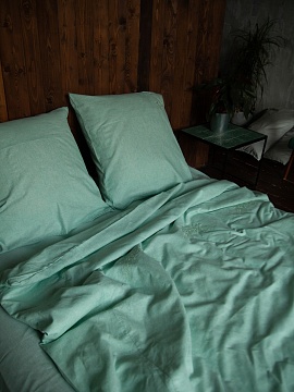 Комплект постельного белья изо льна Мята